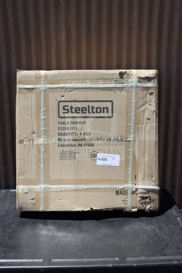 Brand new Steelton 522DR2020 drawer, 22"x20"x5 5/8", stainless steel front, in original sealed box with product label.