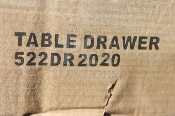 New Steelton 522DR2020 drawer, 22" x 20" x 5 5/8", with stainless steel front, in original box.
