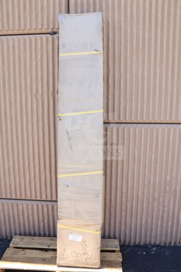 Brand new Regency Space Solutions 600LC16122KG locker, unassembled, gray, 12"x12"x78", 6 tiers, box damaged.