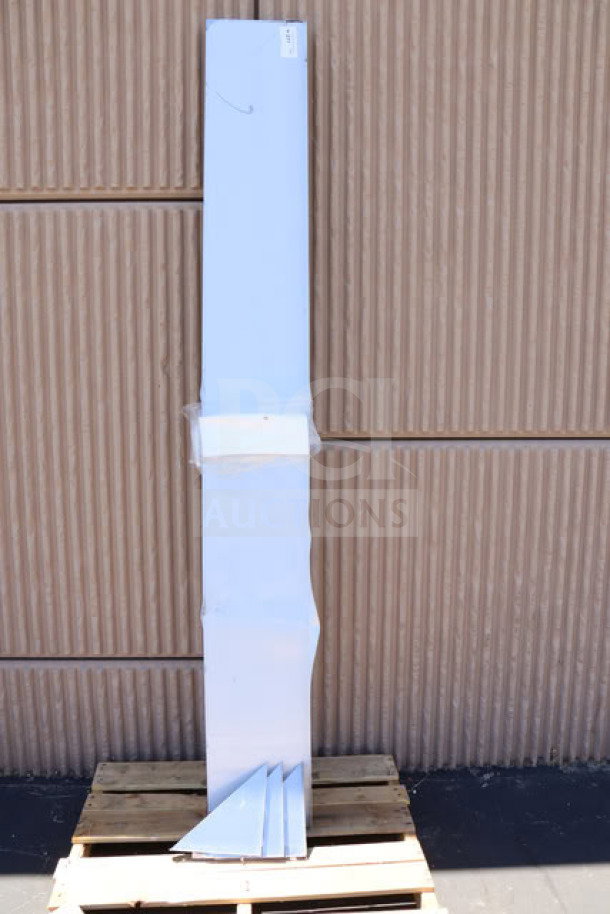 Brand new scratch-n-dent Regency 600WS1296HD gray 12"x12"x78" 6-tier locker, unassembled, in original packaging.