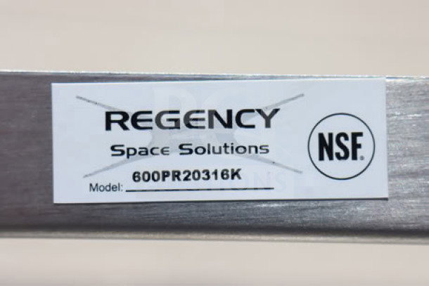 BRAND NEW Regency 600PR20316KS 20 Pan Stainless Steel Rack, NSF certified, minor scratches, out of original packaging.