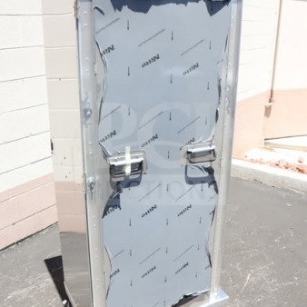 BRAND NEW Cres Cor 109-1840 aluminum insulated bun/sheet pan rack, scratch-and-dent, enclosed, 40 pan capacity, assembled.
