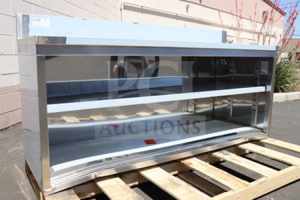 BRAND NEW SCRATCH-N-DENT Advance Tabco CK-SS-306M 30" x 72" work table, 14 gauge, with cabinet base, mid shelf, 5" backsplash.
