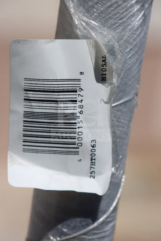 BRAND NEW Lavex 257HT0063 steel drum hand truck tag shows model and barcode. Un-boxed, in mint condition.