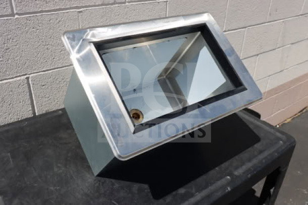 Advance Tabco D-12-IBL-X Drop-In Ice Bin, 12"x18", 23 lb capacity, stainless steel, scratch-n-dent condition.