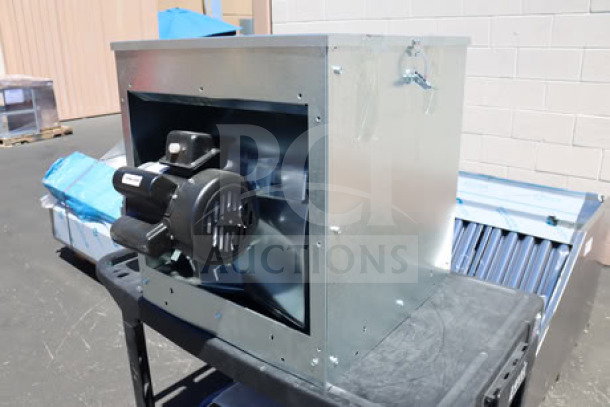 Brand new Halifax PSPHO1048 kitchen hood system with PSP makeup air. Scratch-n-dent model; 10' x 48", 115/230V, 5.5-11A, 1 phase.