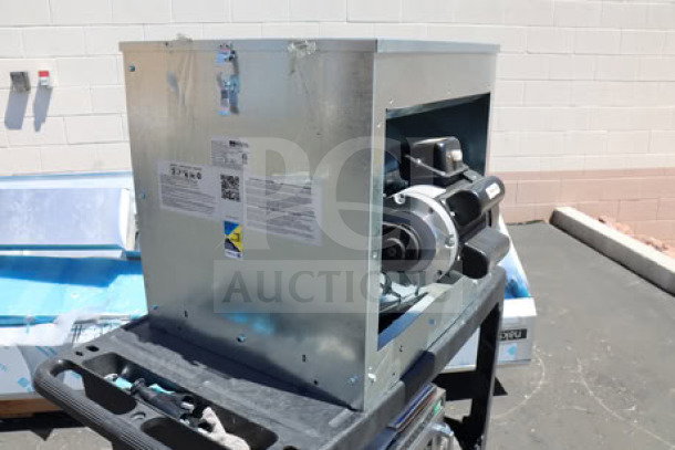 Brand new Halifax PSPHO1048, 10' x 48" kitchen hood system with visible tags, commercial use, minor dents.