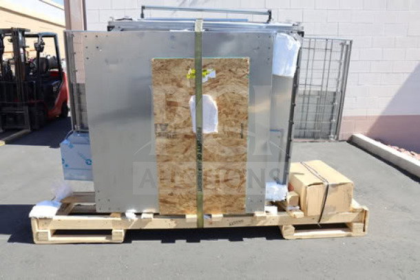 BRAND NEW XLT 3255 H Series Conveyor Oven, 32" conveyor, 55" chamber, natural gas, serial #141445-0-3-2020, scratch-n-dent condition.