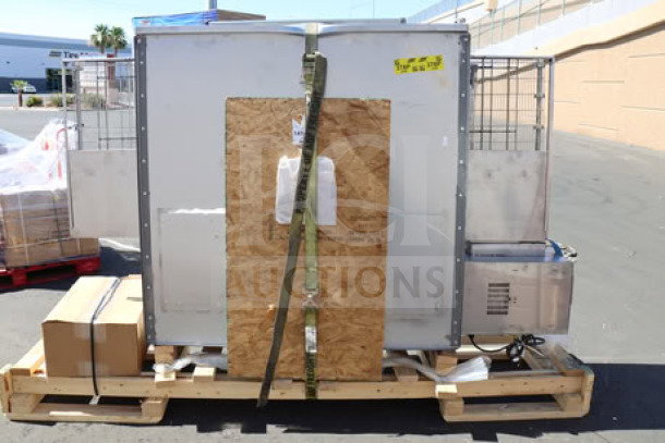 Brand new XLT 3255 H Series Triple Stacked Conveyor Oven, natural gas, 32" wide conveyor, 55" chamber, scratch-n-dent condition.