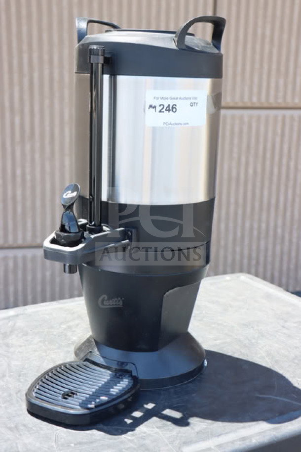 BRAND NEW Curtis TXSG1501S600 ThermoPro 1.5 Gallon Vacuum Server with stylized base. Serial #15282188, out of packaging.