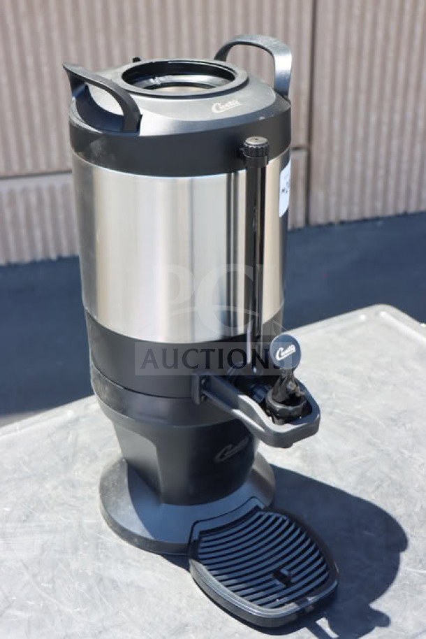 BRAND NEW Curtis TXSG1501S600 ThermoPro 1.5 Gallon Vacuum Server, stylized base, serial #15282188, out of packaging.