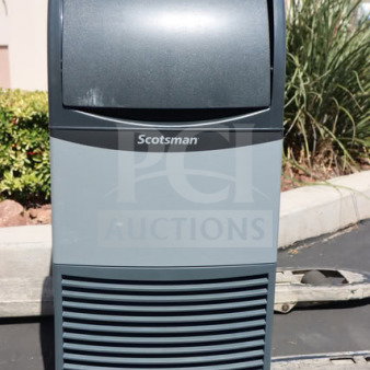 Scotsman UF1415AX-1A air-cooled undercounter flake ice machine, brand new scratch-n-dent, 15" width, 36 lb. bin.