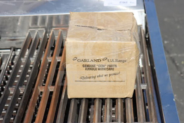 Brand new U.S. Range UTBG36-AB36 ceramic briquette charbroiler, 36" with adjustable grates, 90,000 BTU, scratch-n-dent condition.