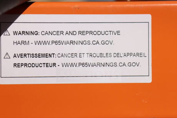 Brand new Fryclone 100 lb. fryer oil disposal unit, model 259DISP100. May have minor transport scratches/dings. Warning label shown.