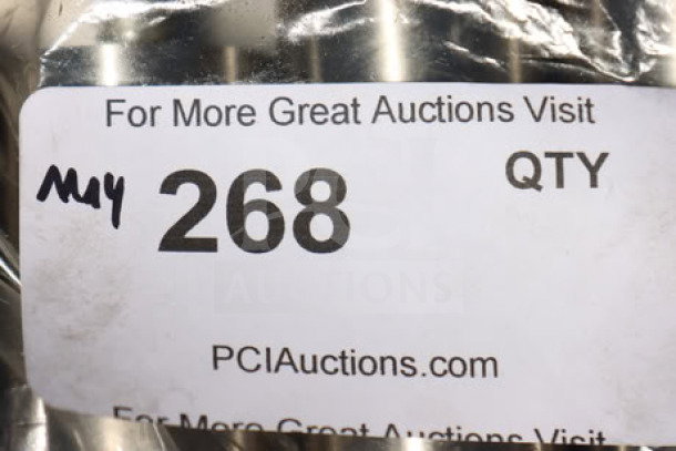 Avantco EG48N electric countertop griddle with 208/240V, 10482W-14000W capacity. Auction tag reads "268".
