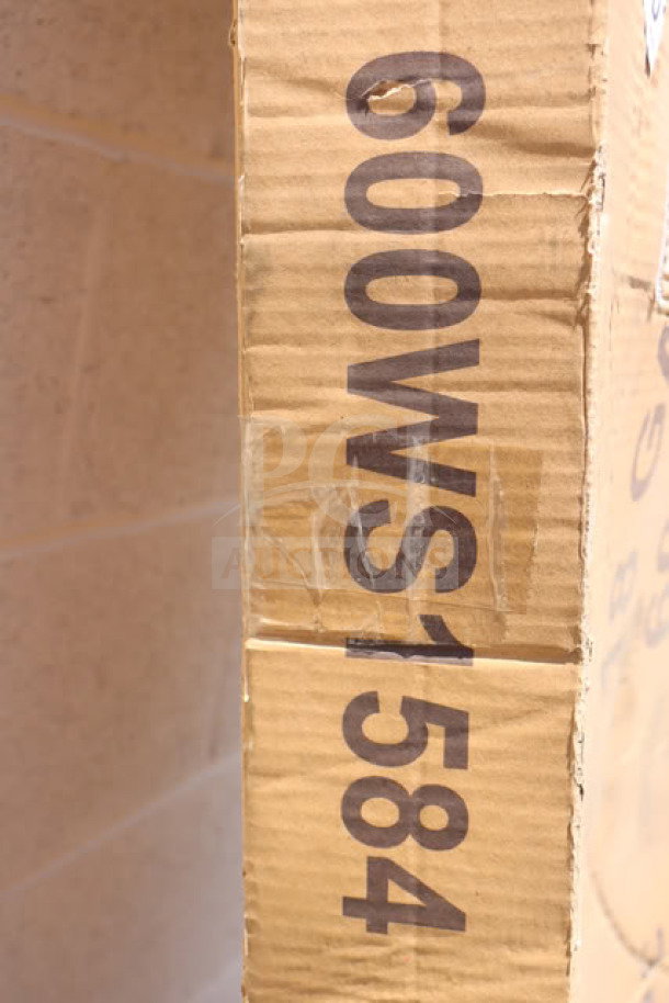 Regency 600WS1584 stainless steel wall shelf, 15"x84", in damaged box, brand new.