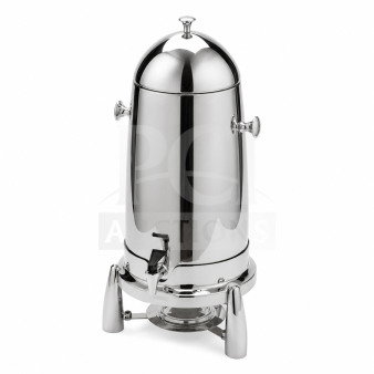 Brand new American Metalcraft REVLOSCU12 12 Qt. stainless steel coffee urn, 13 3/8" x 11" x 21 1/4", unopened.