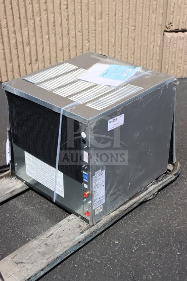 Ice-O-Matic CIM0320HA90 ice machine, brand new, 22" air-cooled, 325 lb capacity, missing exterior panel hardware. Serial: 26041280010702.