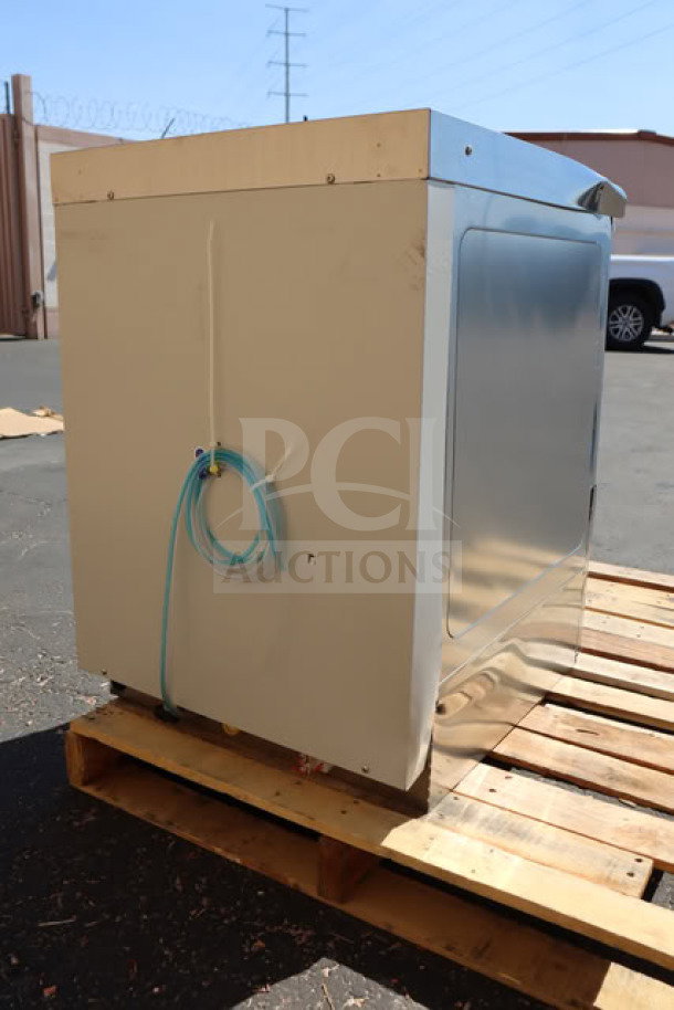 Brand new Noble Warewashing LT-UC24 undercounter dishwasher, low-temperature, 120V, scratch-n-dent, on pallet.