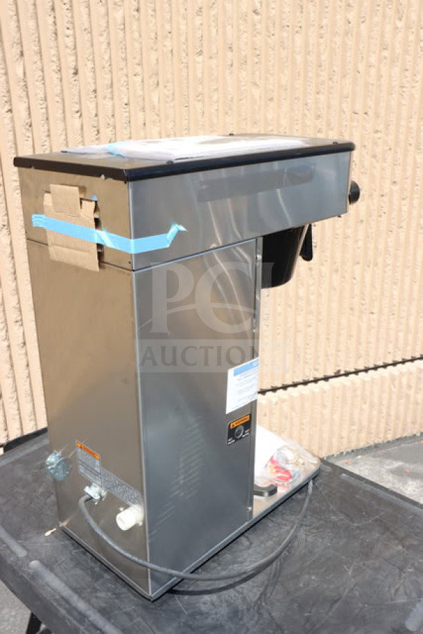 Bunn 53100.0001 BrewWISE ICB-DV stainless steel coffee brewer, dual voltage, minor scratches, no original packaging.