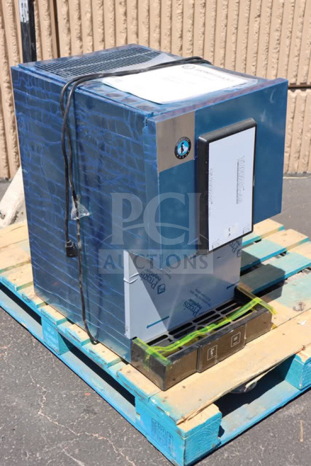 BRAND NEW Hoshizaki DCM-271BAK ice maker and water dispenser, 10 lb. capacity, ADA compliant. Minor scratches and dents visible.