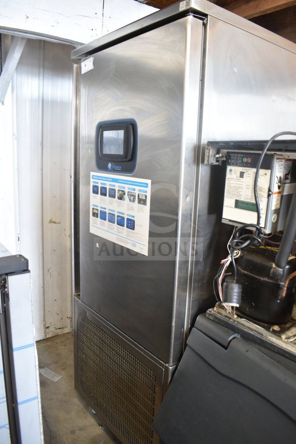2021 Desmon GBF-15+ETL stainless steel commercial blast chiller shock freezer, 4 probes, 220V, 3-phase, excellent condition.
