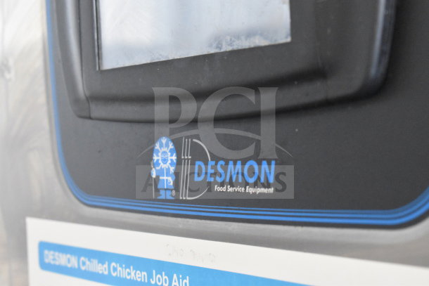 2021 Desmon GBF-15+ETL stainless steel blast chiller, shock freezer with 4 probes. Desmon logo and control panel shown.