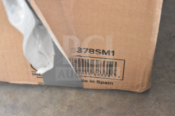 Narvon 378SM1 Granita Machine box, visible model number and barcode, slightly damaged packaging.