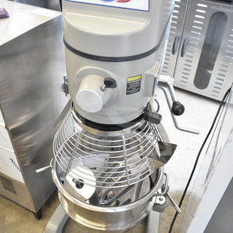 2025 Globe SP30 30-Quart Planetary Dough Mixer with bowl, guard, dough hook, paddle, whisk. Model SP30, 115V, 1 Phase.