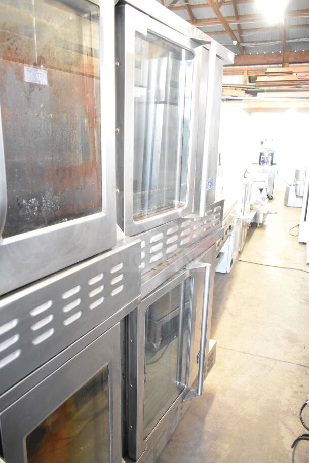Imperial commercial convection oven with view-through doors, thermostatic controls, and solid construction. Good condition.
