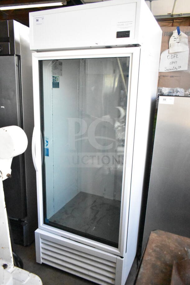 2021 True TSCI-600R-G-PH commercial cooler, single glass door, 115V, 1 phase, excellent condition.