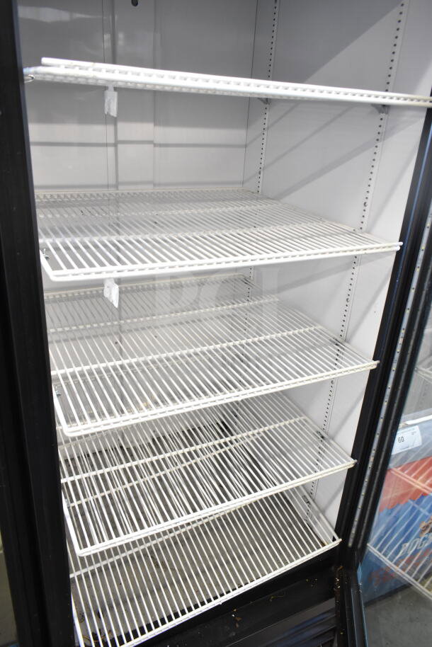 2022 True GDM-26-HC commercial cooler, single door, reach-in, 4 adjustable shelves, 115V, excellent condition.