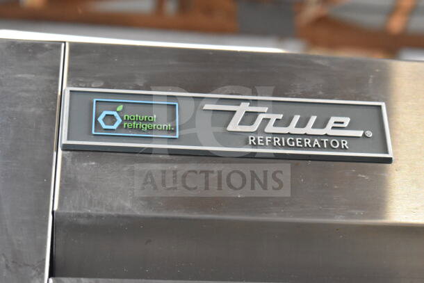 2024 True T-35-HC Commercial 2 Door Reach In Cooler, 115 Volts, 1 Phase, stainless steel, natural refrigerant label.