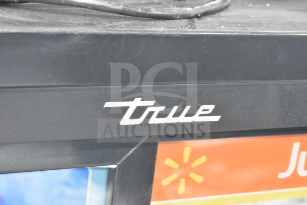 2019 True GDM-41SL-48-HC-LD cooler, 2-door, 115V, commercial use, True logo visible on top edge.