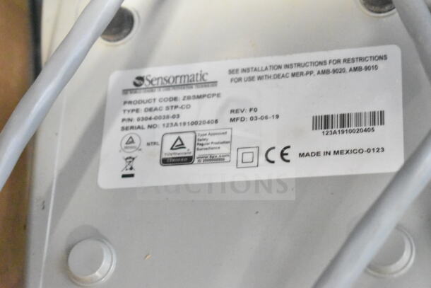 Sensormatic ZBSMPCPE Pad Pro, product code ZBSMPCPE, with serial no. 123A1910020405. Made in Mexico-0123.