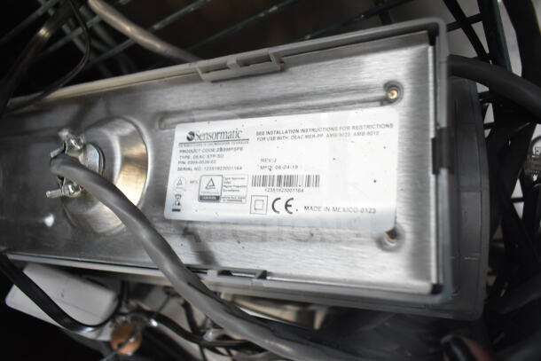 Sensormatic ZE9060 controller, ZBSMPSPE antenna deactivators, ZBSMPCPE pad pro; condition unknown; label visible.