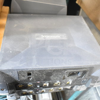 Sensormatic AMB-9010-IPS label deactivator, slightly dusty, shows ports and power inlet, logo on top, auction lot of five.