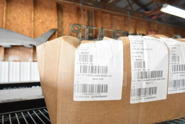 Sensormatic Remote Alarm Module Kit, Deactivator Antenna, ZBSMP-B2 Mount in box with barcode labels, new condition.