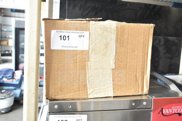 Box labeled "101" containing True 948165 Door Gasket, T-43 Wide. New, with minor scratches or dents on the packaging.