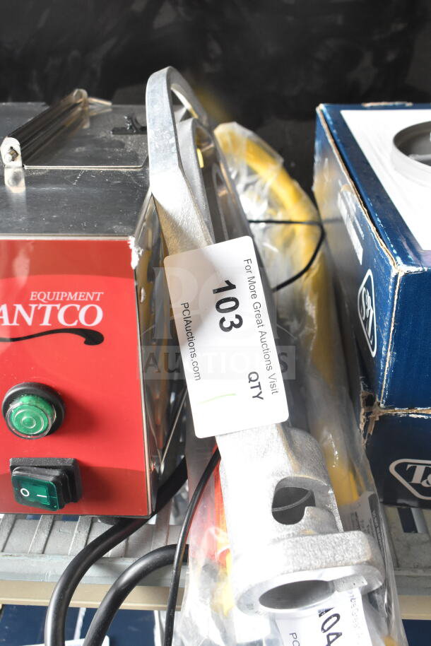 Brand new Vollrath 40776 Flat Beater for 40759 40 Qt. Mixer, scratch and dent, tagged "103" for auction.