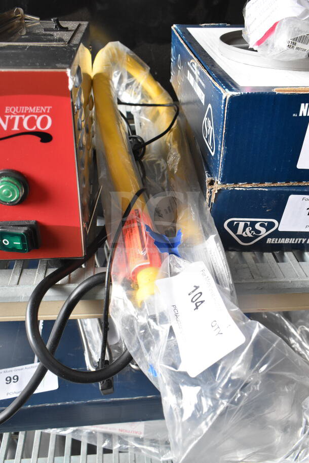 BRAND NEW Dormont 1675NPFS60 60" stainless steel gas connector hose, 3/4" diameter, in original packaging, scratch and dent condition.
