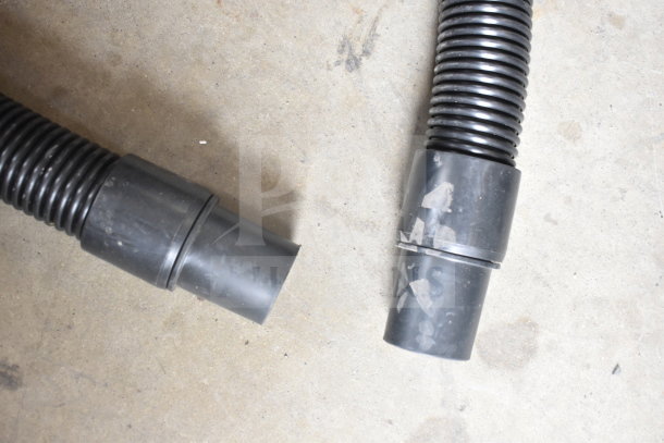 Hoover CH93600 vacuum hose connectors, slightly worn, part of a new scratch and dent cordless backpack vacuum kit.