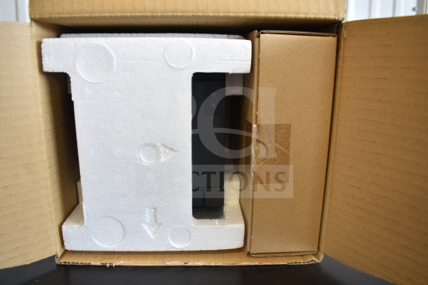 Epson TM-m30III Receipt Printer in original box with protective foam insert, appearing new and unused.