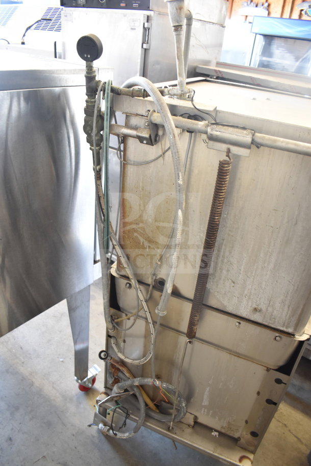 Hobart AM15 Commercial Corner Pass-Through Dishwasher, 208-240V, 3 Phase, used condition with visible wear.