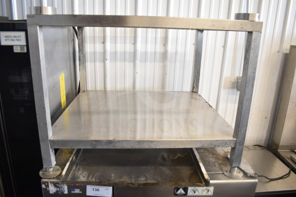 Alto Shaam CTP10-10E stainless steel combi convection oven with equipment stand. Electric, 208/240V, 3 phase.