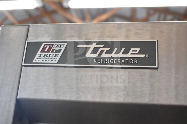2017 True T-35 Commercial 2 Door Reach In Cooler label, showing brand and model.