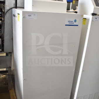Johnson Controls Isoclean CM Commercial Air Filter, 120V, 1 Phase. Good condition, visible branding and model label.