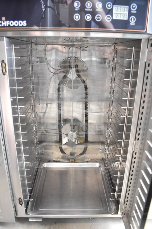 Benchfoods 60-CUD Commercial 60 Tray Dehydrator, 220-240 Volts, featuring stainless steel interior and digital controls.