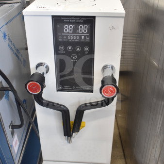 Commercial Steam Milk Frother / Intelligent Milk Bubble Steam Machine. Dual Head Edition. 110 Volts, 1 Phase.