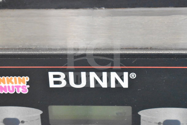 Bunn MHG Commercial Coffee Grinder, no hoppers, 120V, 1 phase, visible logo, used for grinding coffee beans, countertop model.